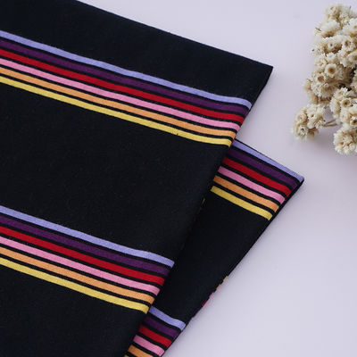 Tela de punto a rayas para camisa de polo