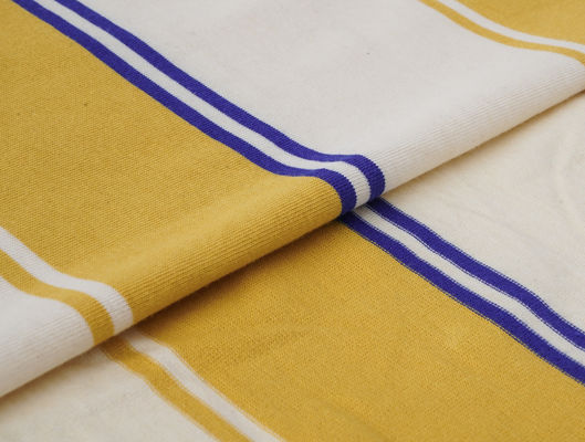 Tejido de punto a rayas suave y agradable para camisetas