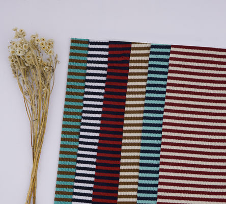 Un buen precio. Tejido de punto a rayas para camiseta en línea