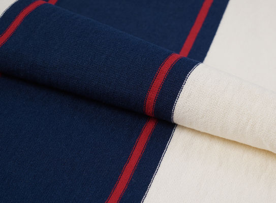 Tejido de punto a rayas, versión crujiente, resistente a las arrugas, solidez del color, para camisa polo