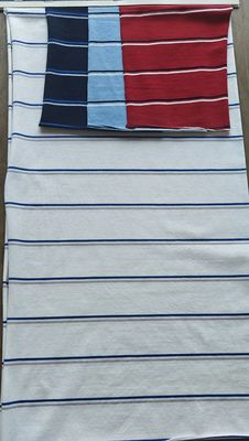 Un buen precio. Tejido de punto a rayas transpirable 95 algodón 5 spandex para uso informal en línea