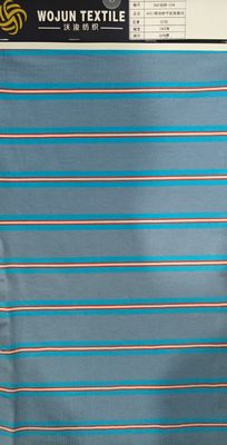 Cómodo y duradero, tejido de punto a rayas transpirable y saludable para uso casual