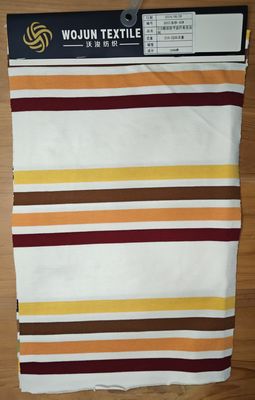 Un buen precio. Skin-Friendly Comfortable And Healthy Smooth Striped Knit Fabric For T-Shirt en línea