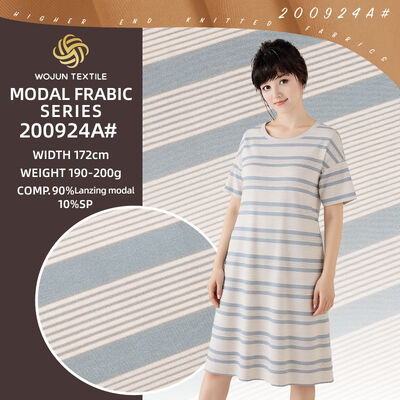 Un buen precio. Tejido de algodón a rayas natural, elástico, cómodo y de alta calidad para polo en línea