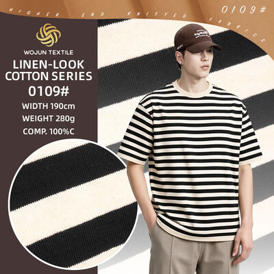 Un buen precio. Serie de tejido de punto de algodón 100% de algodón en línea