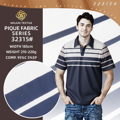 Un buen precio. Transpirable, que absorbe la humedad y transpirable, tejido de piqué de algodón agradable para la piel para polo en línea