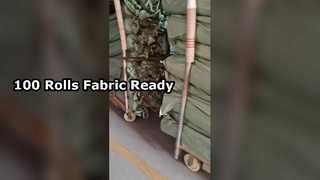 Tela lista para envío 100 rollos