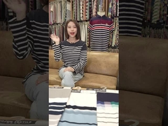 Tejido de rayas de algodón puro