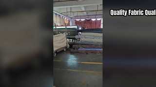 Inspección de telas de calidad día y noche